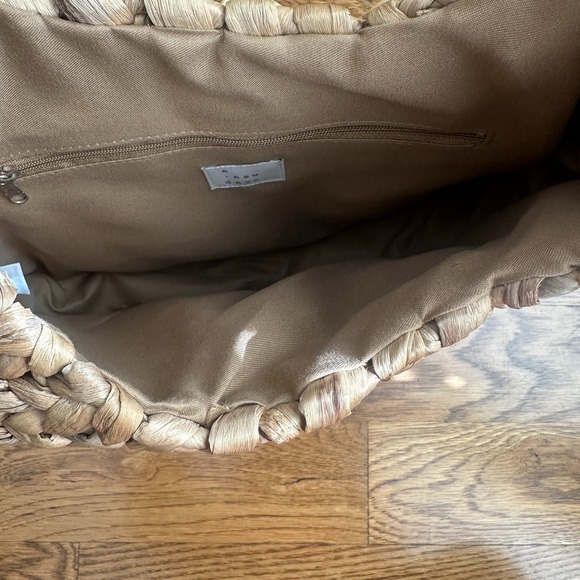 A New Day Women's Wicker Natural Boho Rattan Shoulder Bag Purse - Picture 4 of 4